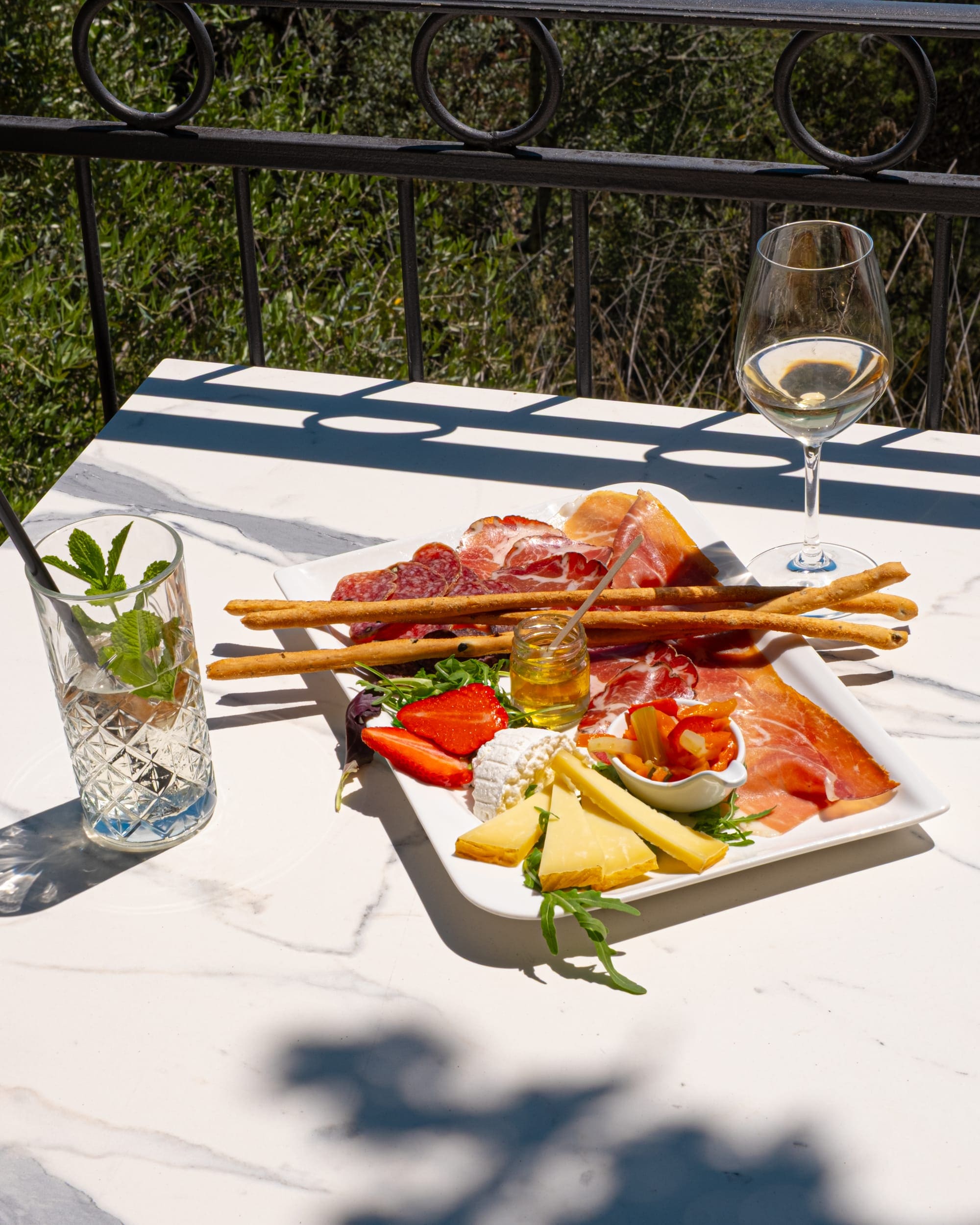 Aperitivi sulla terrazza panoramica